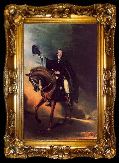 framed   Sir Thomas Lawrence The Duke of Wellington, ta009-2
